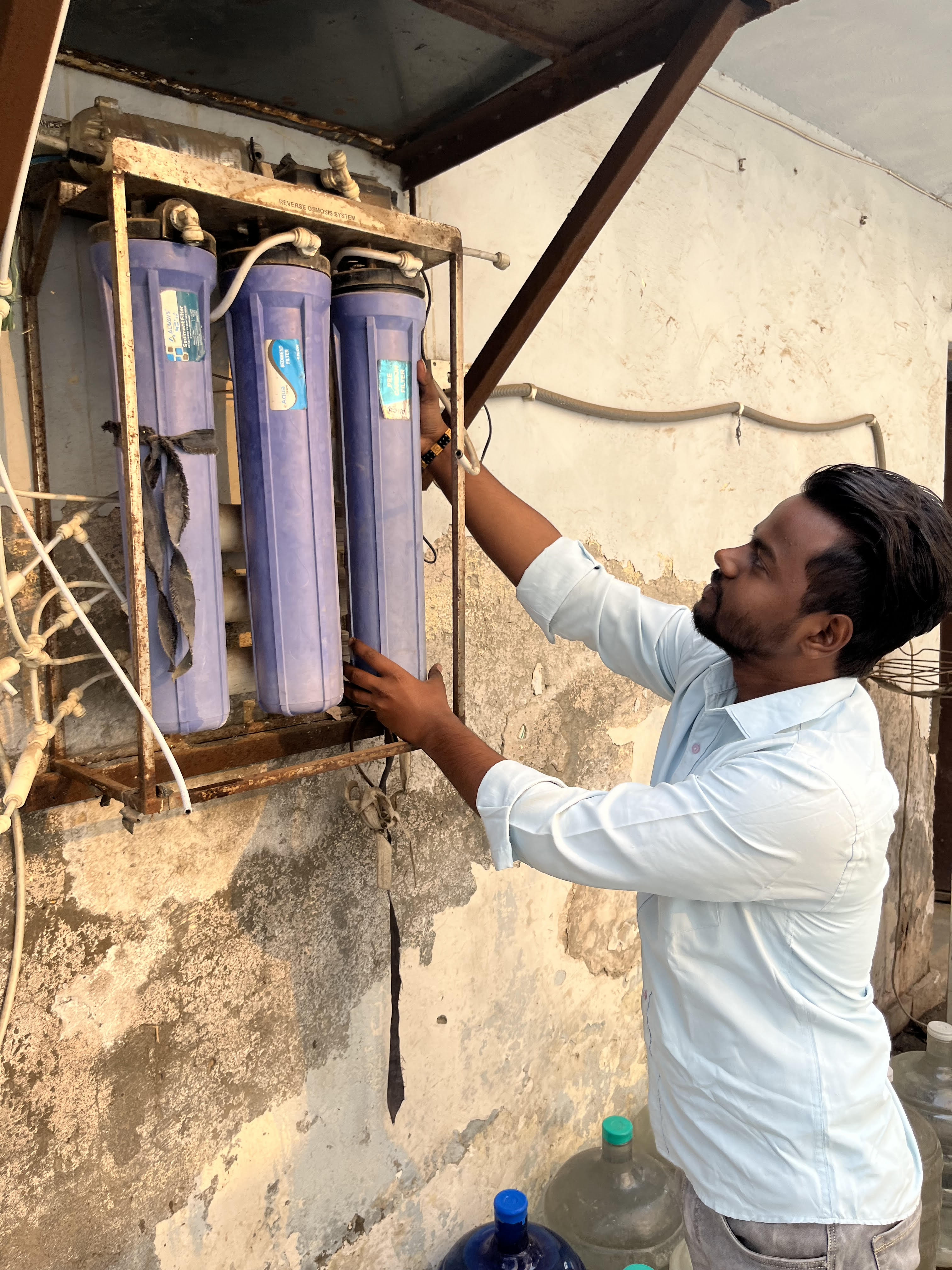 Commercial RO plant 2 maintenance